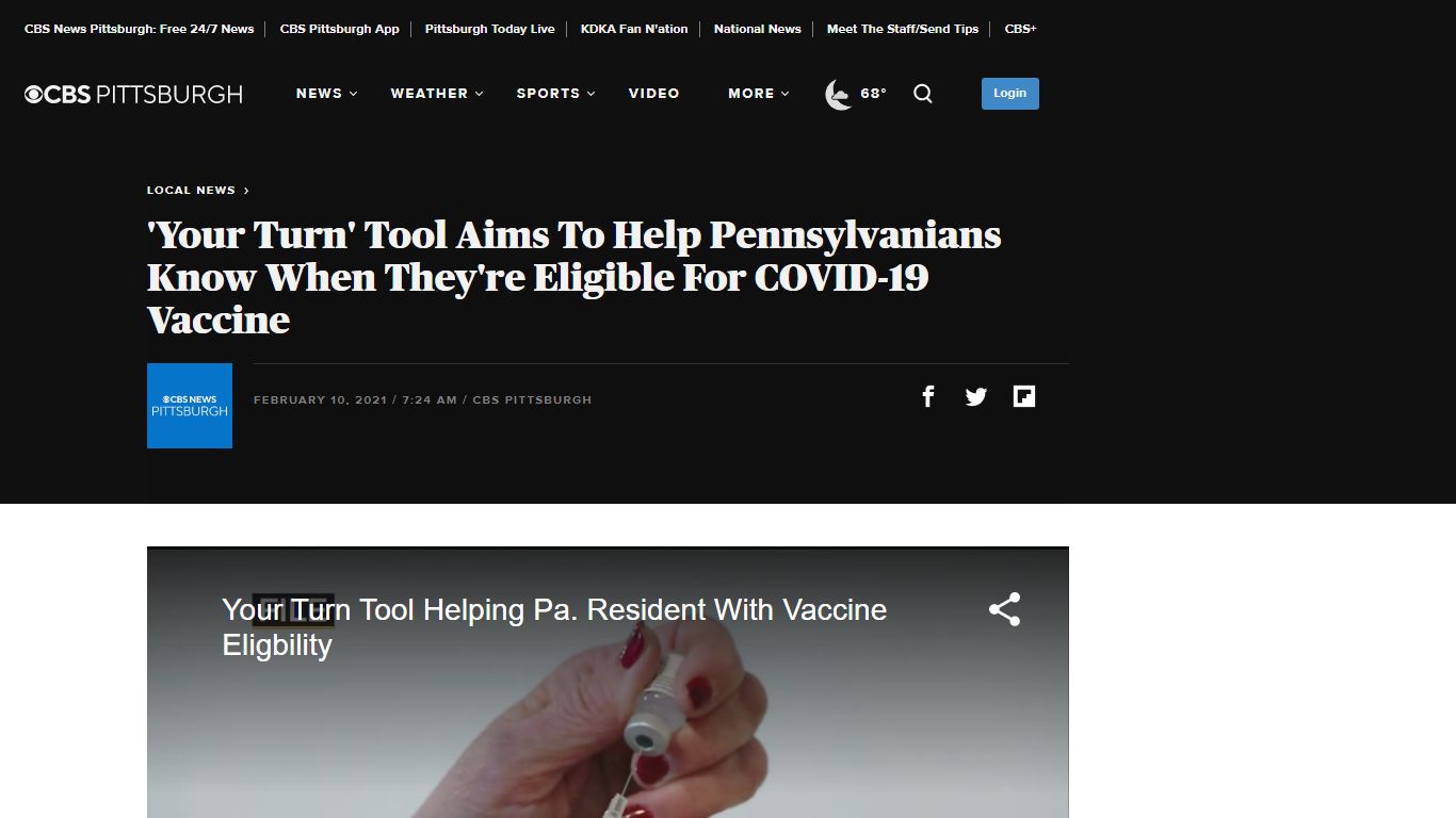 'Your Turn' Tool Aims To Help Pennsylvanians Know When They ... - CBS News